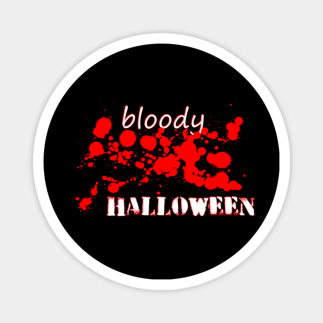 Bloody halloween Magnet by Johnny_Sk3tch